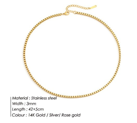 NORAS DANICA GOLD HALSKETTE