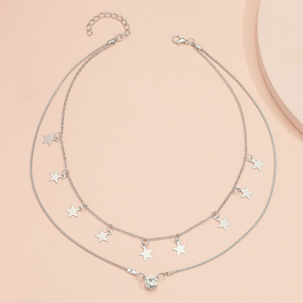 NORAS DIAMOND STAR HALSKETTE