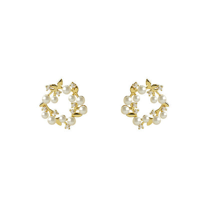 NORAS PEARL CIRCLE OHRRINGE