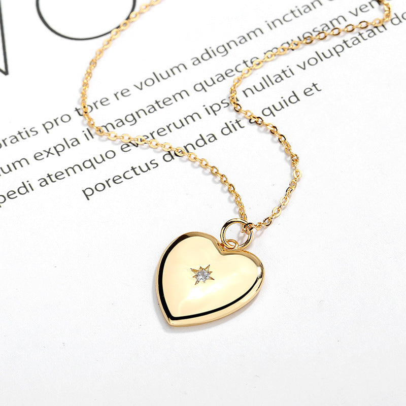 NORAS GOLDEN HEART HALSKETTE