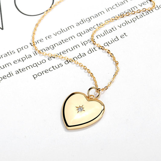 NORAS GOLDEN HEART HALSKETTE