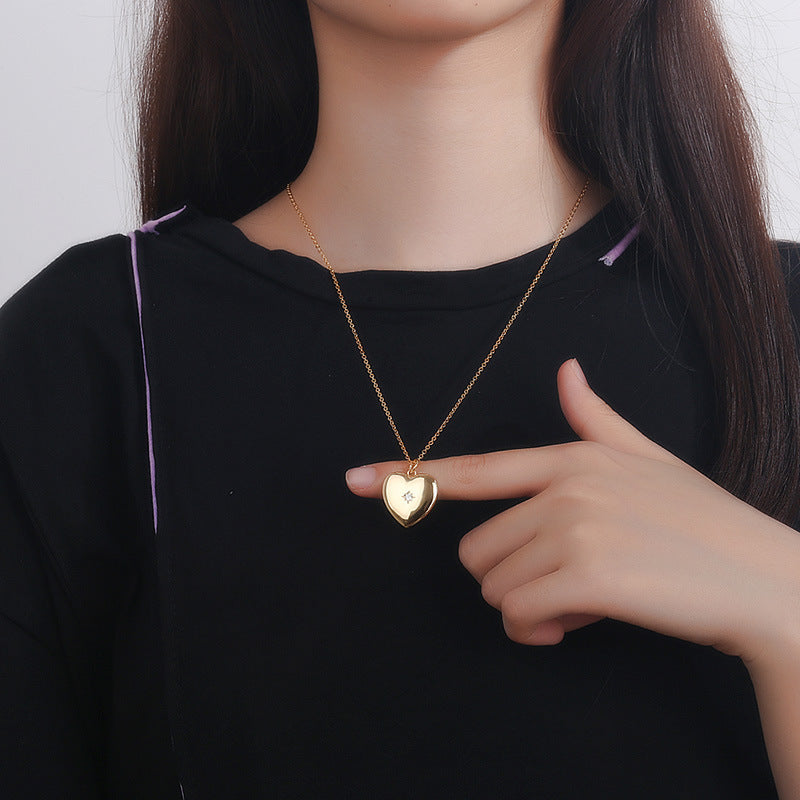 NORAS GOLDEN HEART HALSKETTE