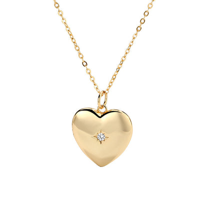 NORAS GOLDEN HEART HALSKETTE