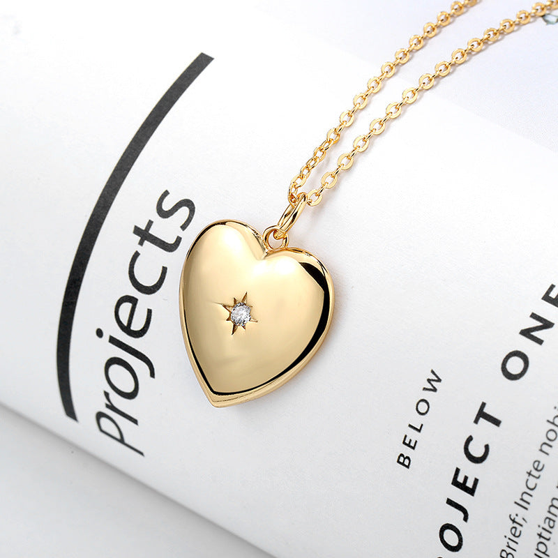 NORAS GOLDEN HEART HALSKETTE