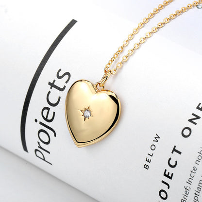 NORAS GOLDEN HEART HALSKETTE