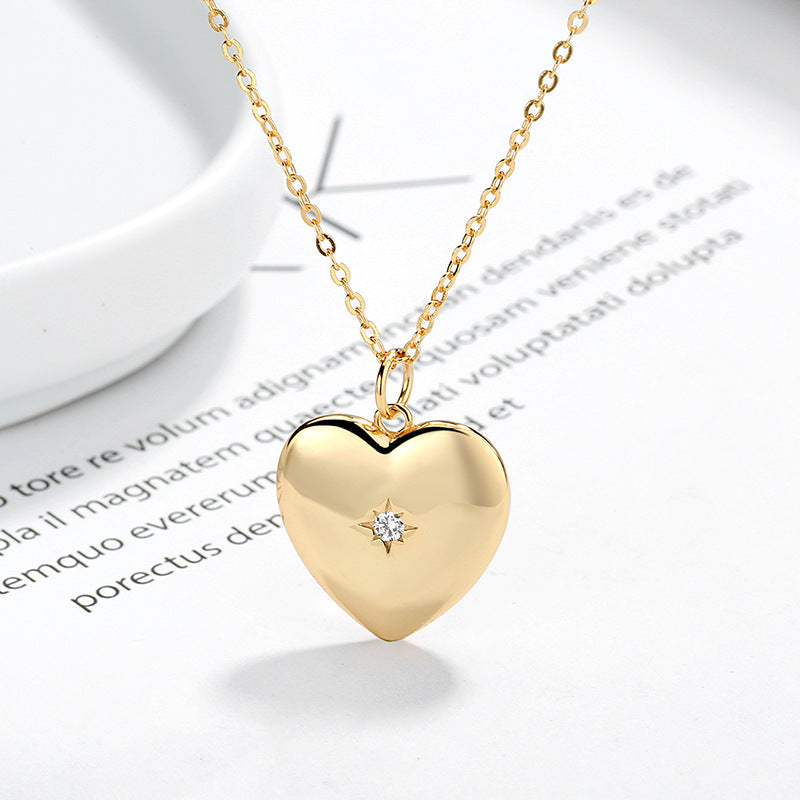 NORAS GOLDEN HEART HALSKETTE