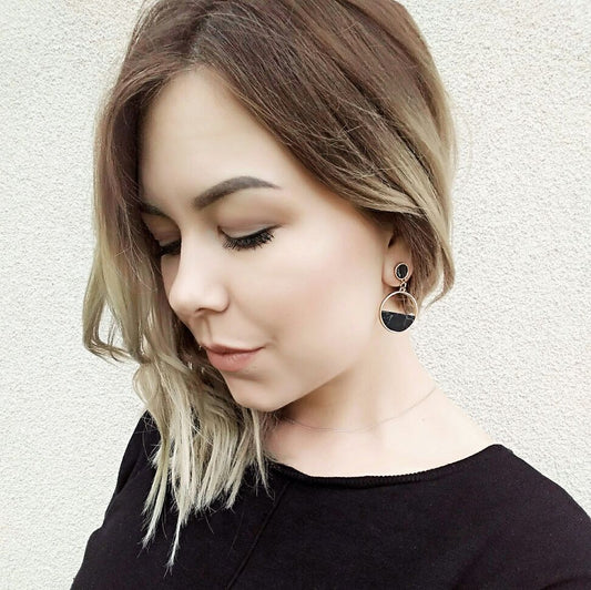 NORAS BLACK & WHITE OHRRINGE