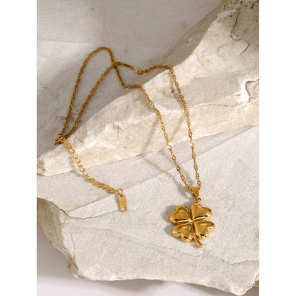 NORAS FOUR LEAF HALSKETTE