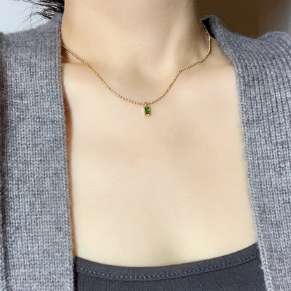 NORAS EMERALD HALSKETTE