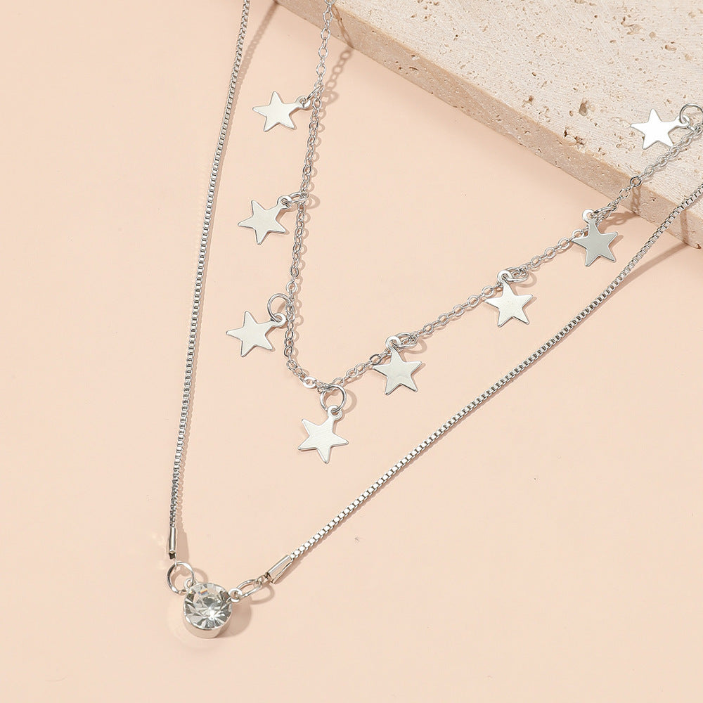 NORAS DIAMOND STAR HALSKETTE