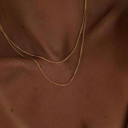 NORAS SIMPLY GOLD HALSKETTE
