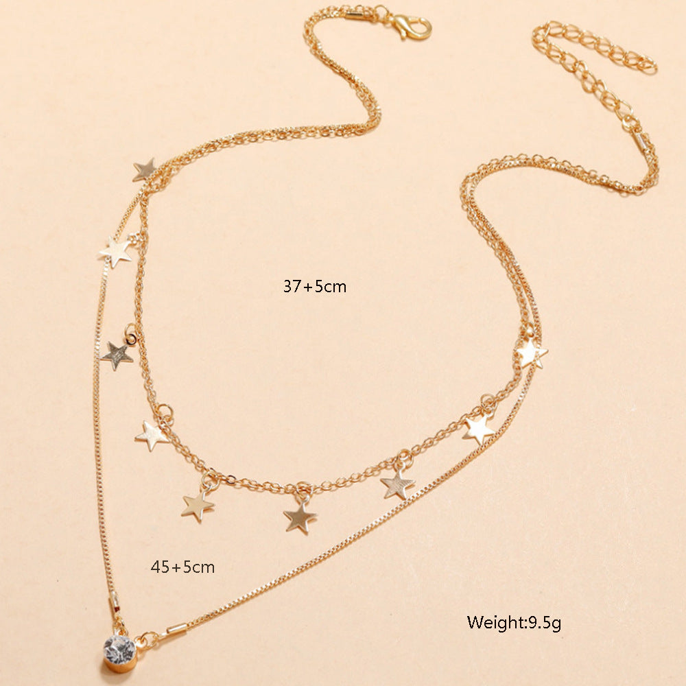 NORAS DIAMOND STAR HALSKETTE