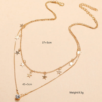 NORAS DIAMOND STAR HALSKETTE