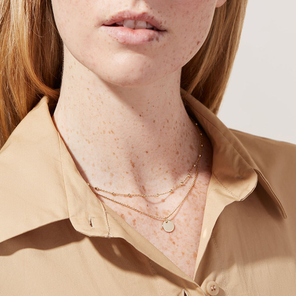 NORAS PENDENT MULTI LAYER HALSKETTE
