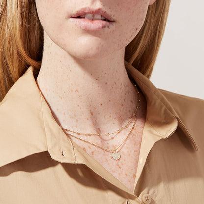 NORAS PENDENT MULTI LAYER HALSKETTE
