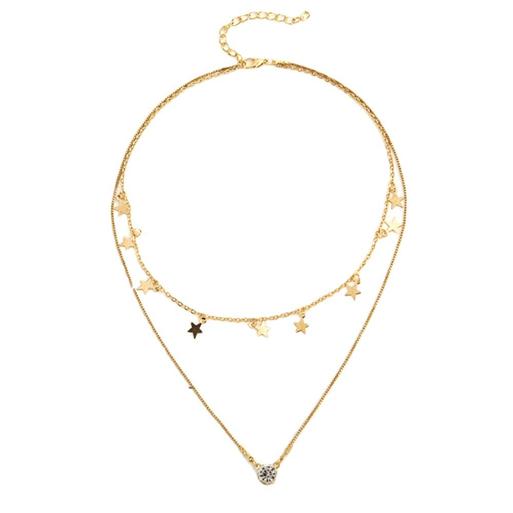 NORAS DIAMOND STAR HALSKETTE
