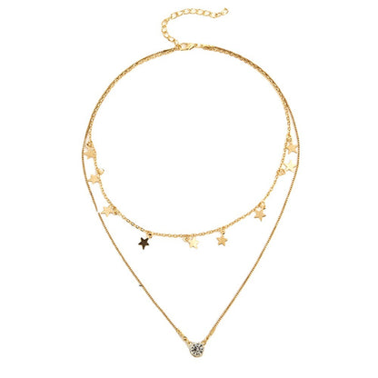 NORAS DIAMOND STAR HALSKETTE